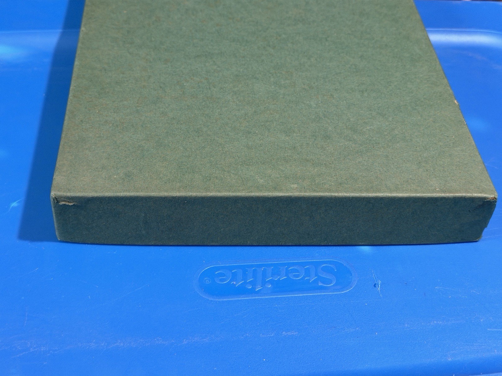 5 VTG Leather Tab Sets Page Dividers A-Z Booram & Pease 8.5” x 5.5”-NEW WITH BOX