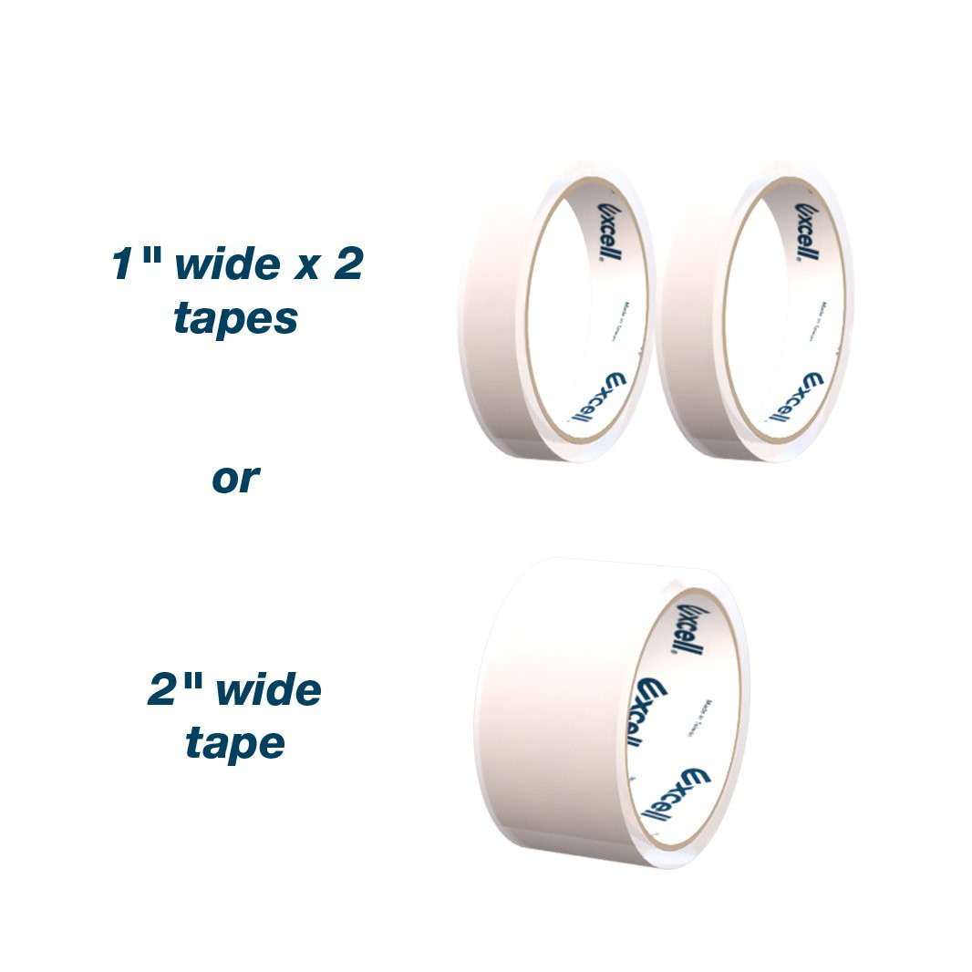 Excell EX-17/3IN JVCC EX-17 Steel Desk Top Tape Dispenser: 3″ Wide, Blue/Grey