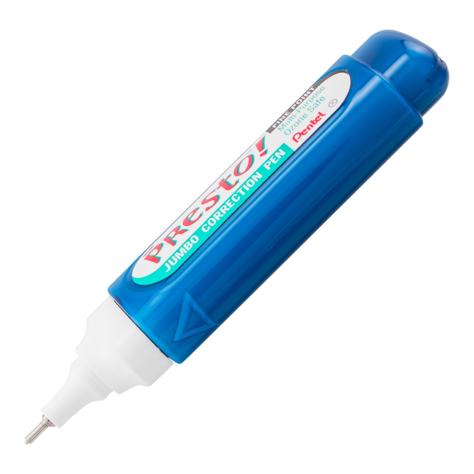 Pentel Presto Jumbo Correction Pen Fine Point, Metal Tip, 2-Pack (ZL31WBP2)