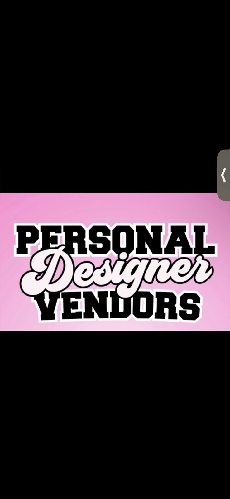 Designer Vendor List