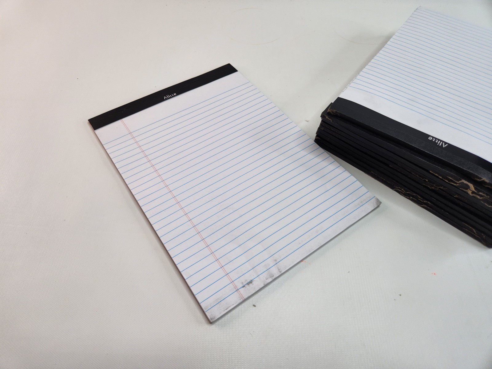 12 Alitte Legal Notepads 8.5″ x 11″ Perforated Wide Ruled Writing Pad 50 pages