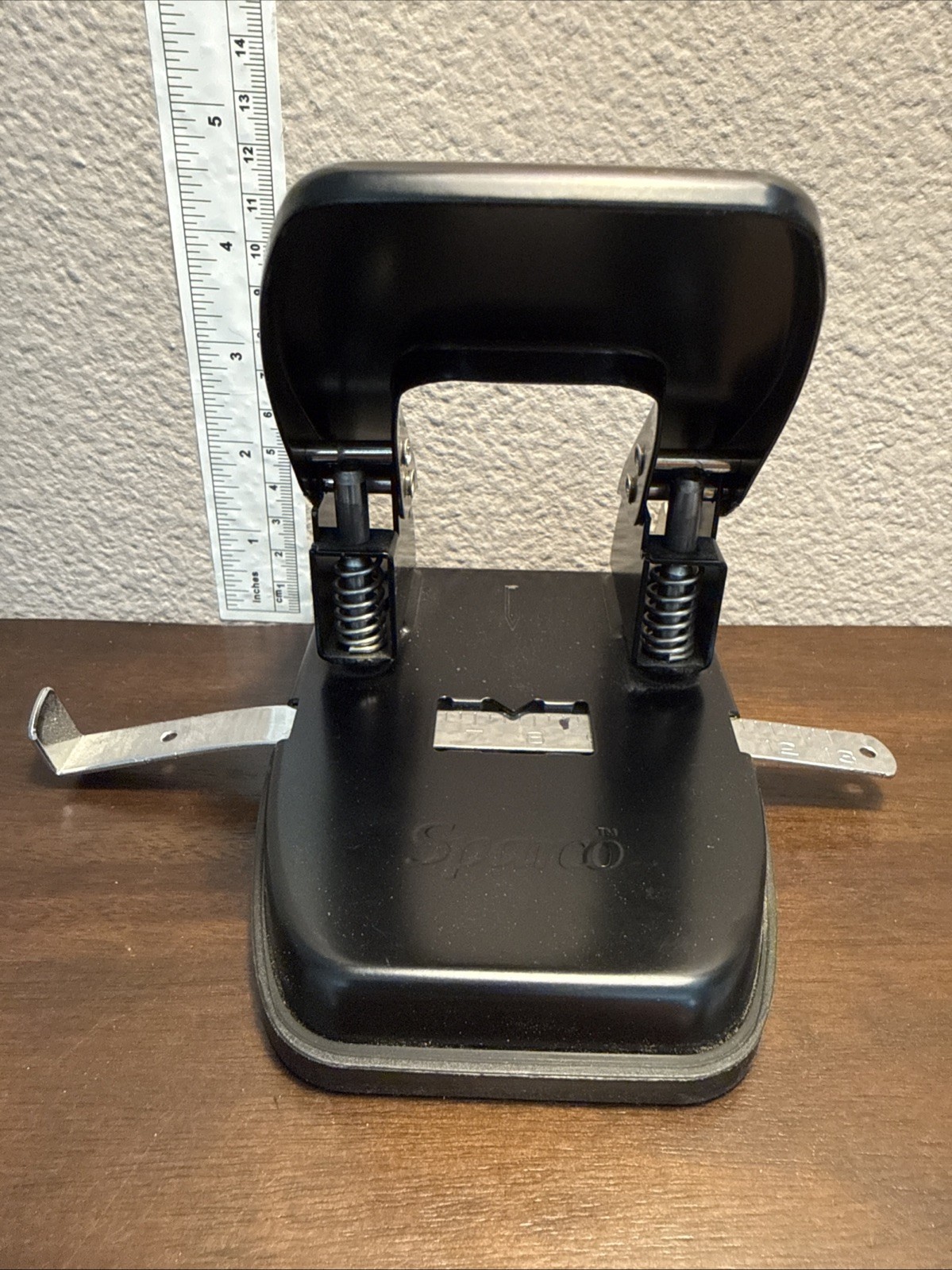 Sparco Black 2 hole punch