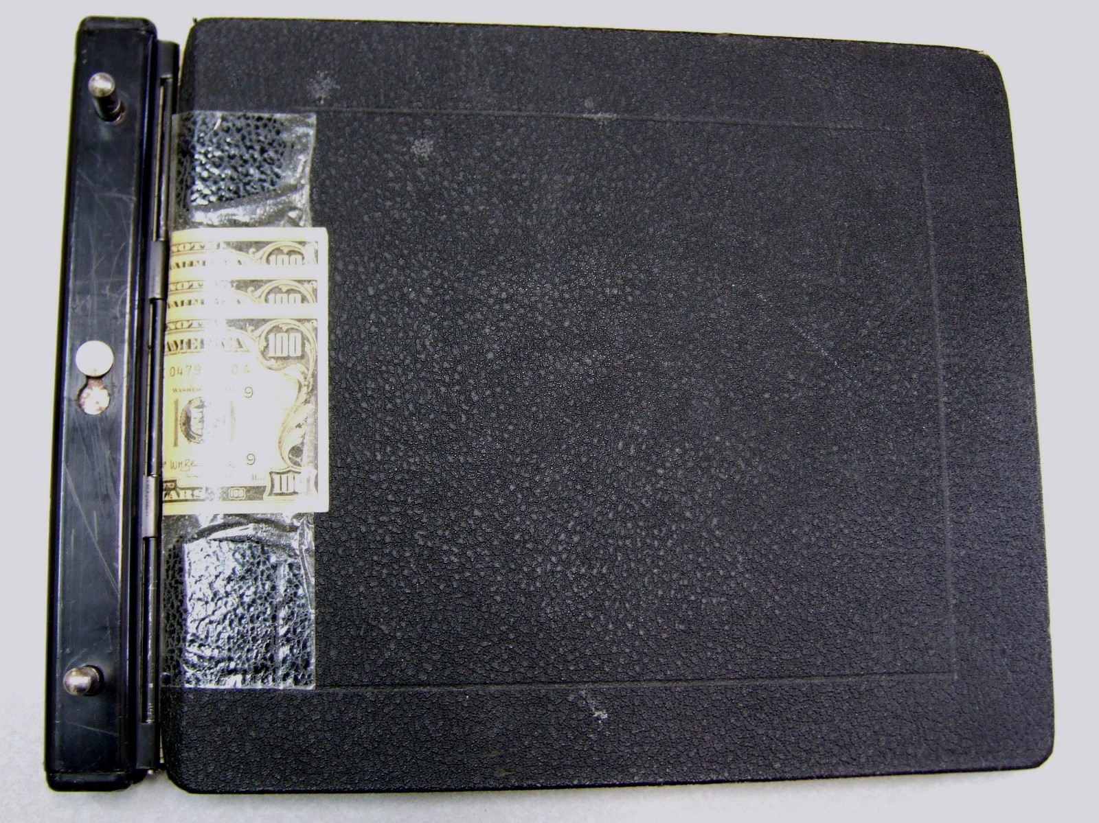 Wilson Jones Raven Post Binder 2” Black Vinyl 241-40N vintage Used