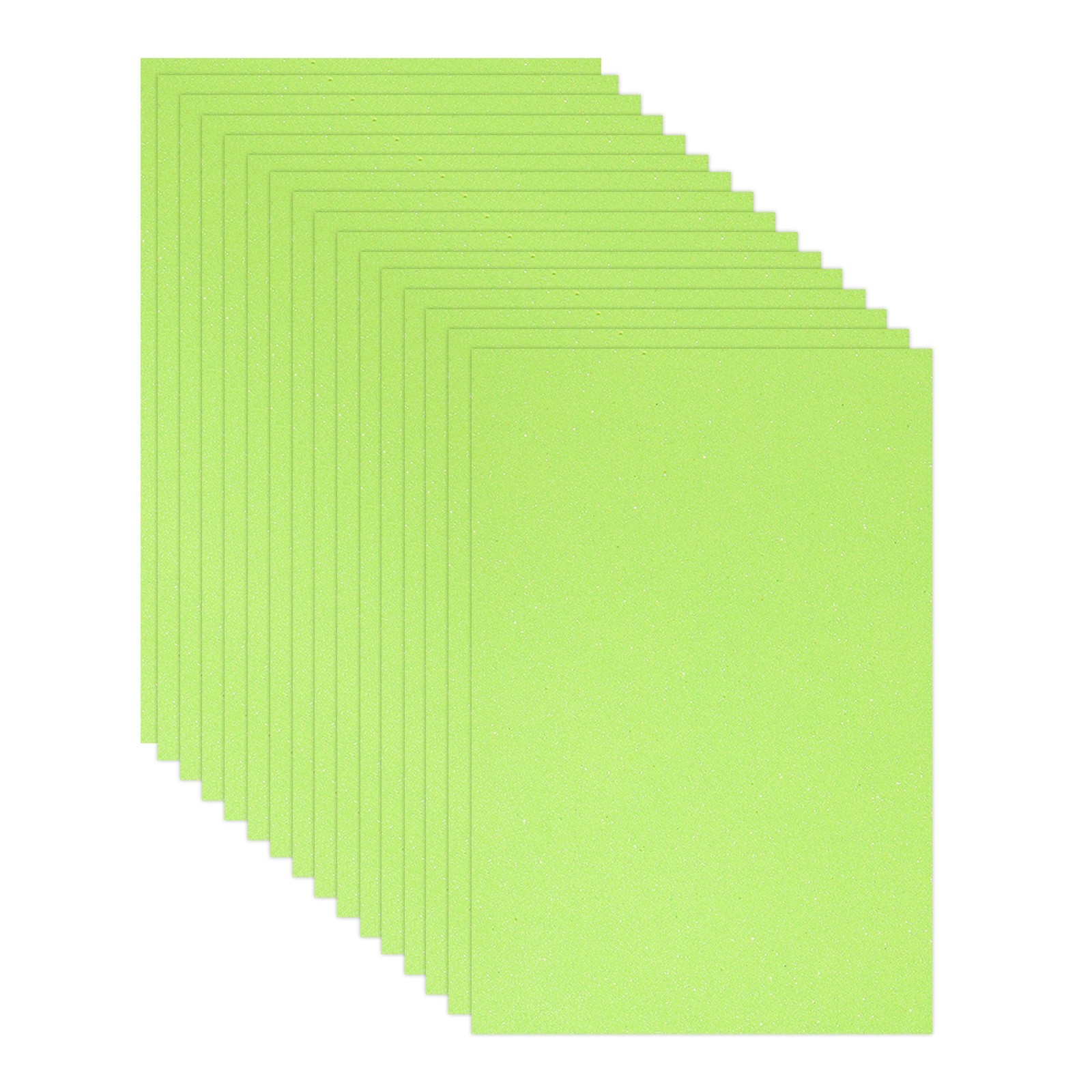 15 Sheets Light Green Shiny Foam Sheets 8″x12″ EVA Foam Sheets for DIY Craft