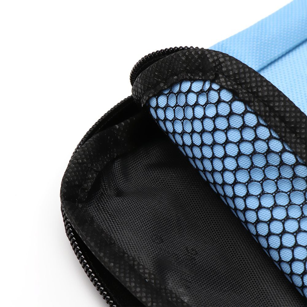 Portable A4 Document Bag Double Layer Books File Holder Handle Zipper Waterproof