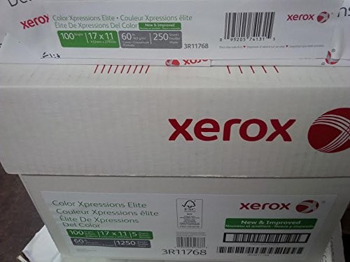 Xerox Xpressions Elite, 60 lb. Cover, Ultra Smooth, 17″ x 11″ (250 sheets/ream)