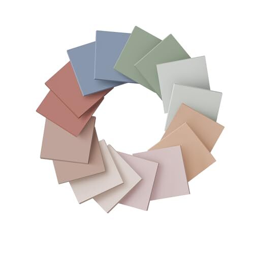 (16 Pack) Sticky Notes 3×3, Vintage Colors, Sticky Pads, Recyclable, Self