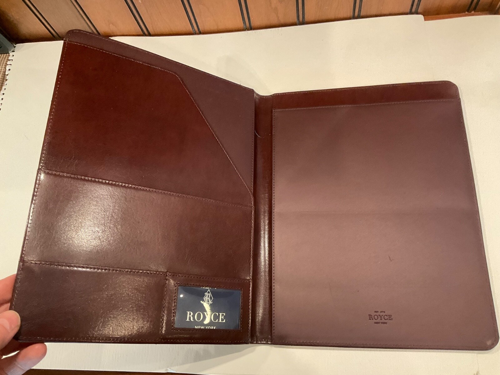 Royce Leather Aristo Padfolio, Aristo Italian Bonded Leather