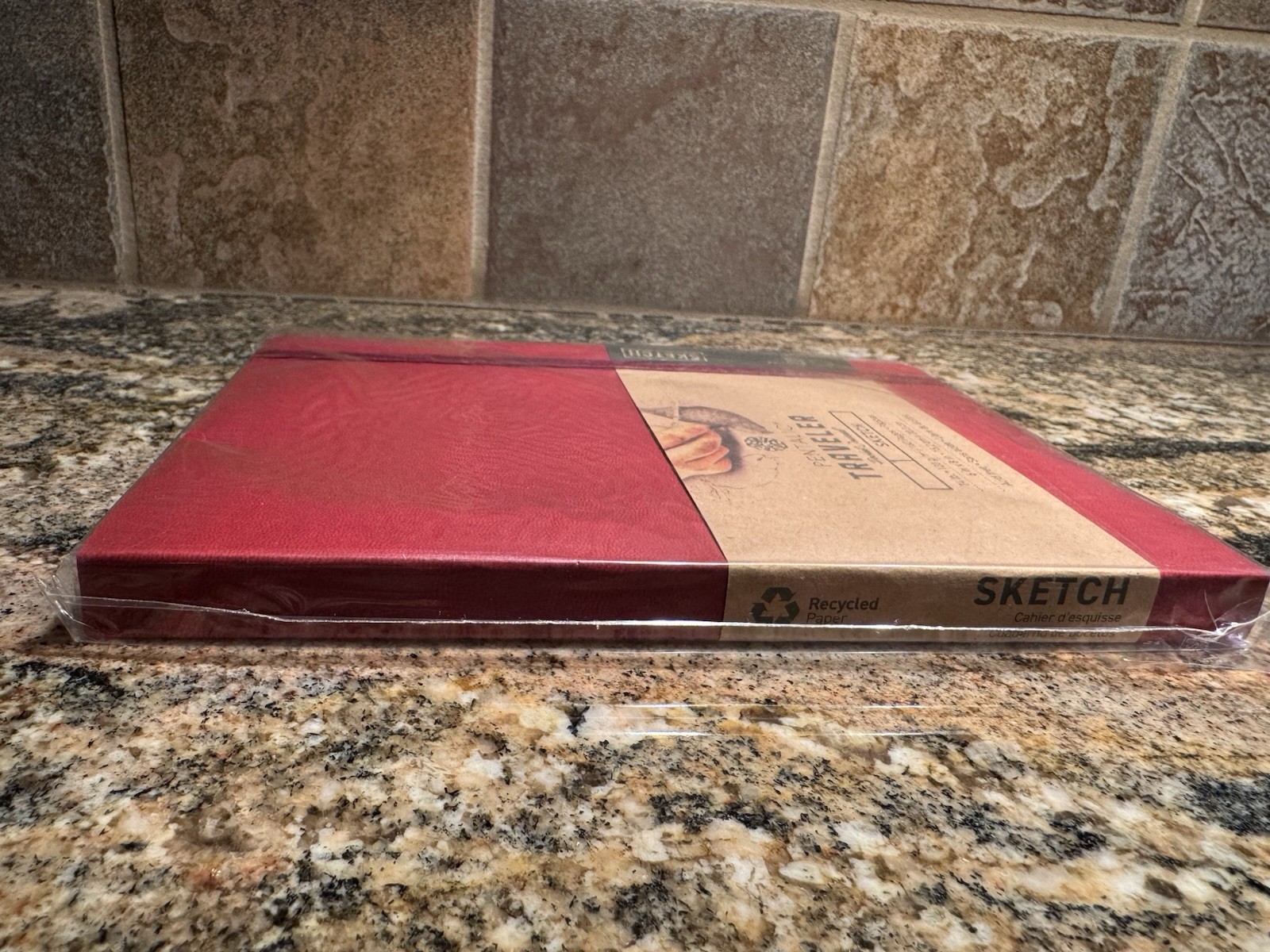 Pentalic Traveler Pocket Journal – 74 lb Sketch 6″x8″ 160 pages Burgundy