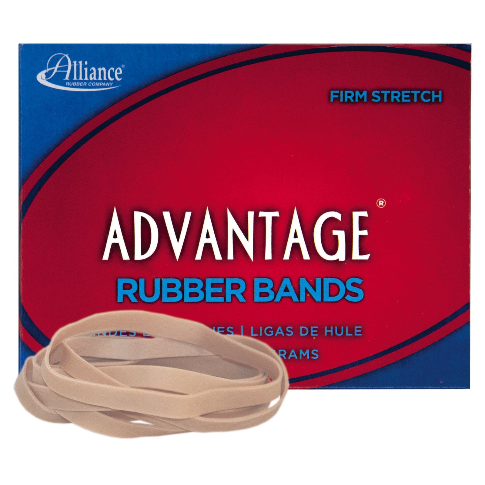 Alliance Rubber 26649 Advantage Rubber Bands Size #64, 1/4 lb Box Contains Ap…