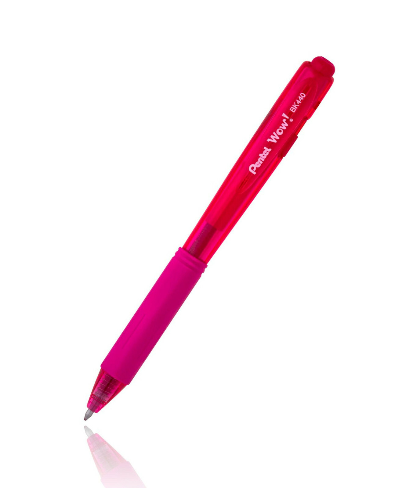 NEW Pentel Wow! Retractable Ballpoint Pen 6-PACK 1.0mm ASSORTED Colors BK440