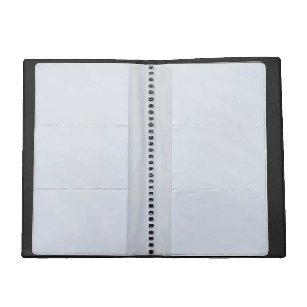 120 Cards Holder Business Name ID Credit Holder Book Case Keeper 60 Pockets