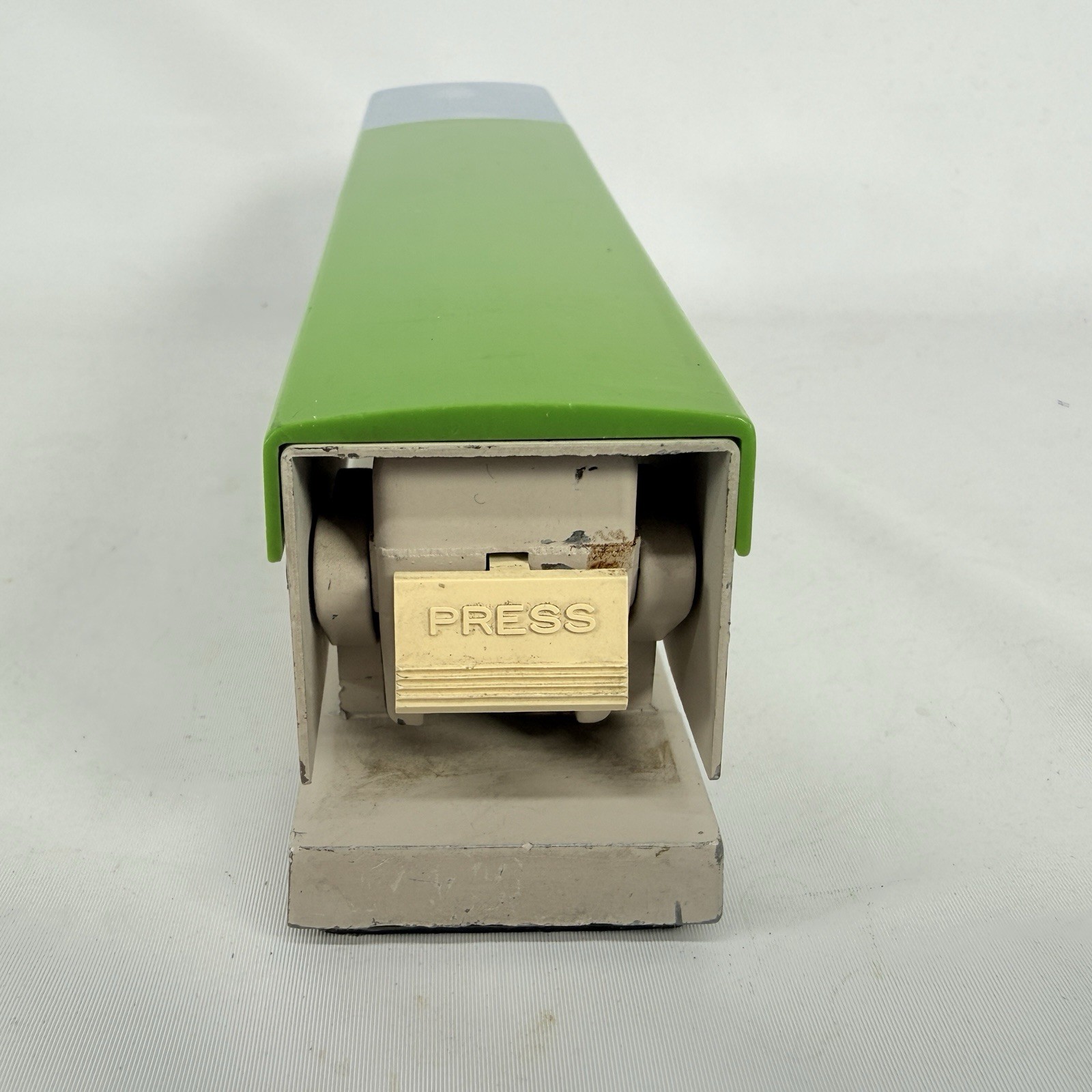 Vintage ACCO 20 STAPLER Lime Green Avocado Green MCM Mod Retro Made In USA
