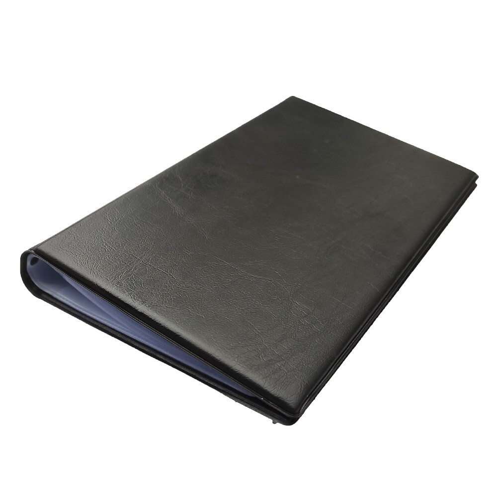 120 Cards Business ID Credit Card Holder Leather Book Credit Card Organizer
