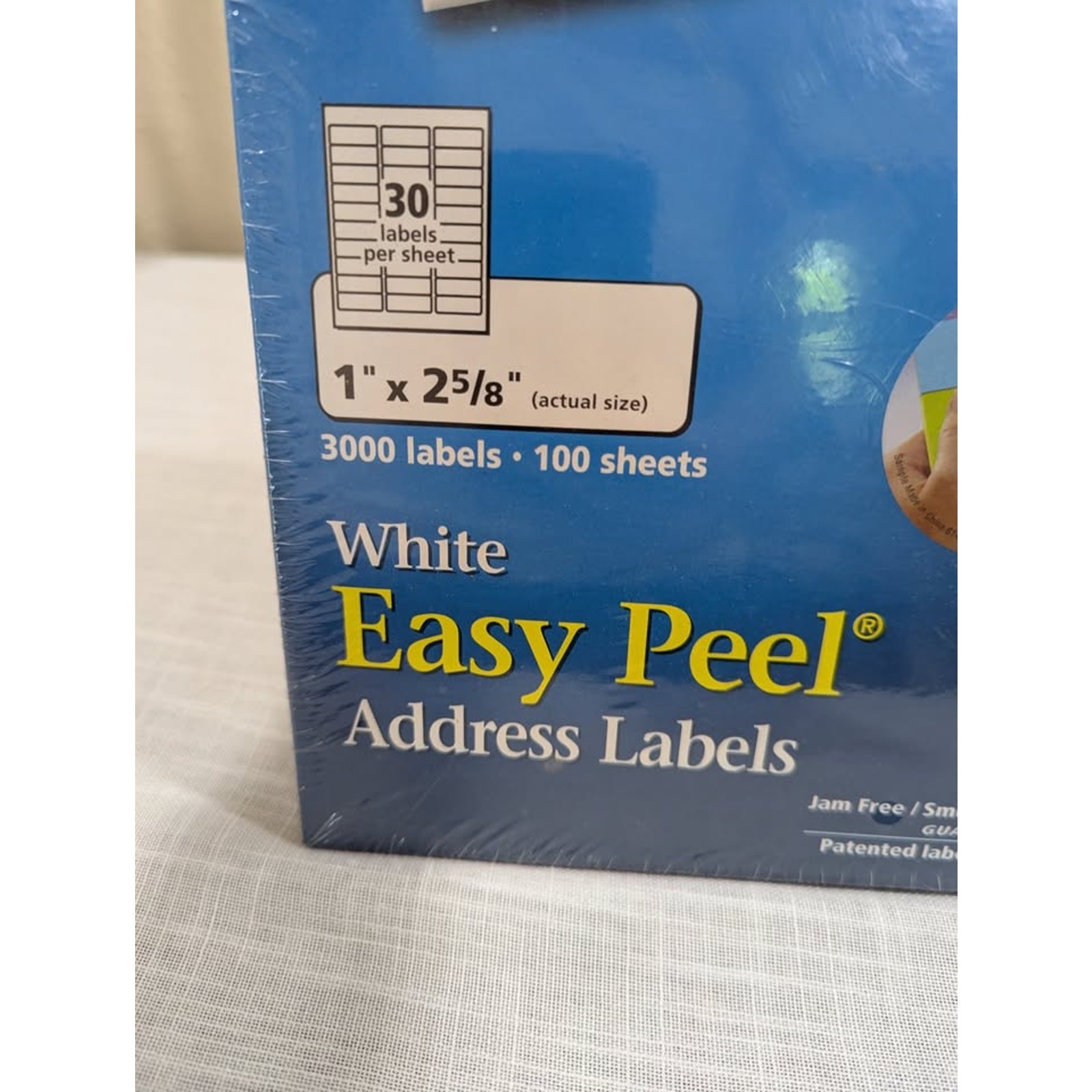 Avery White Easy Peel Address Labels New 100 Sheets