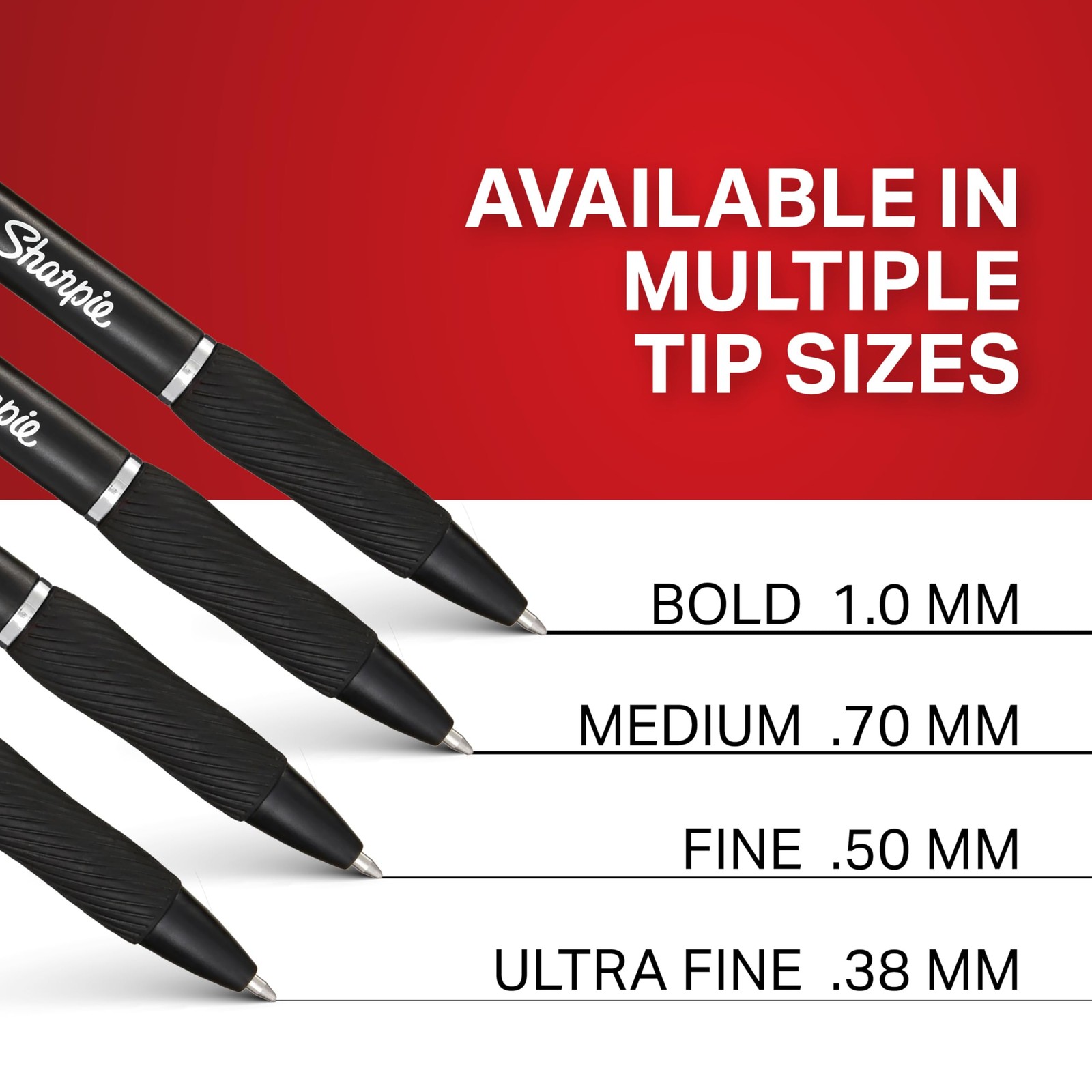 Sharpie SGel Pens, Bold Point 1.0mm, Black Gel Ink, 12 Count Writing, Journa…