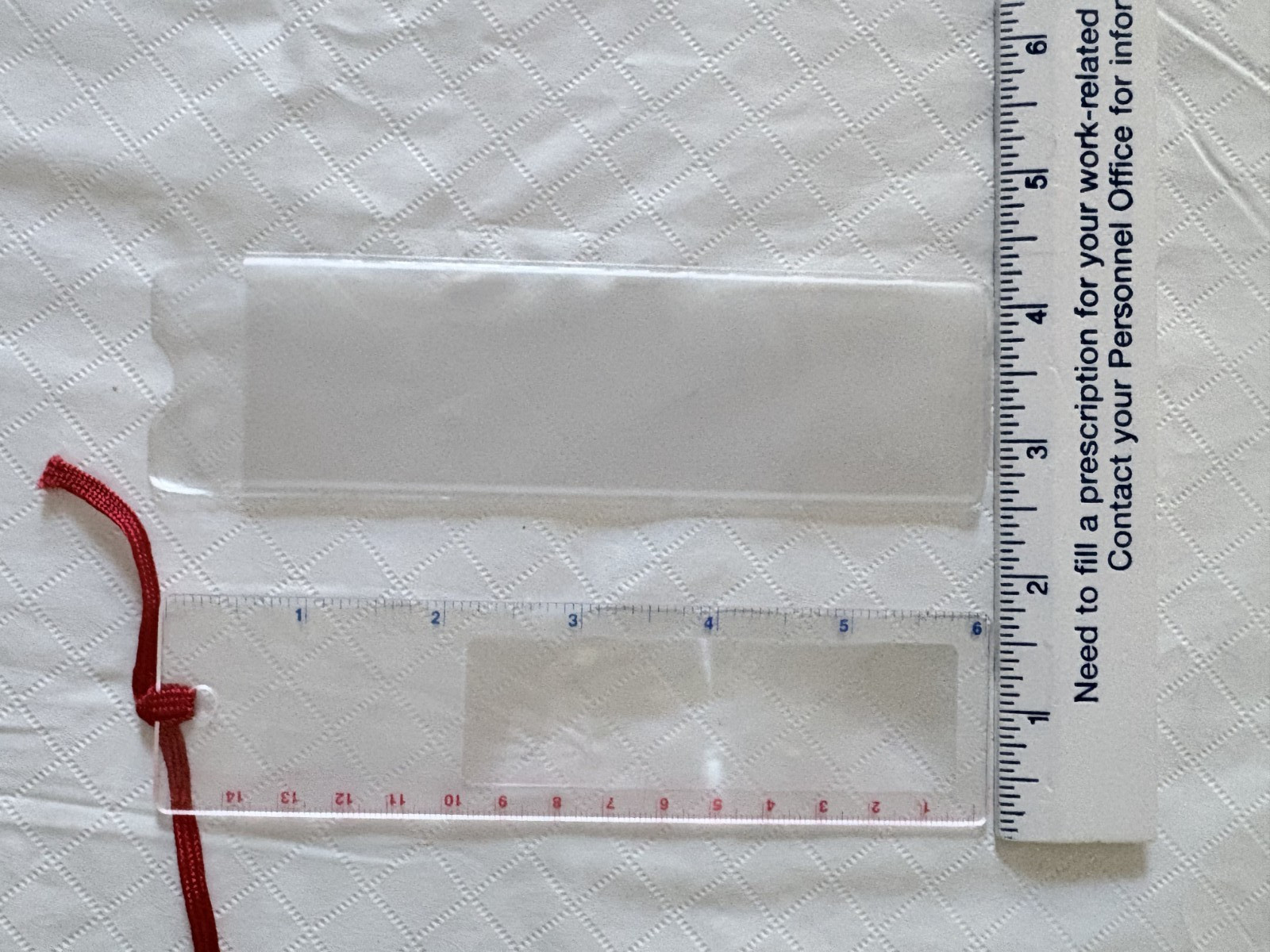 VTG Personal Checkbook Register+Pocket Address Book+6″ Magnifying Ruler Set c