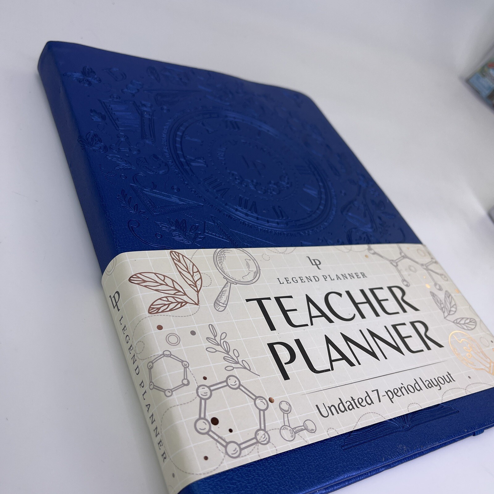 Legend Planner Undated 1 Year Weekly Monthly Planner Blue 7 Period Layout READ