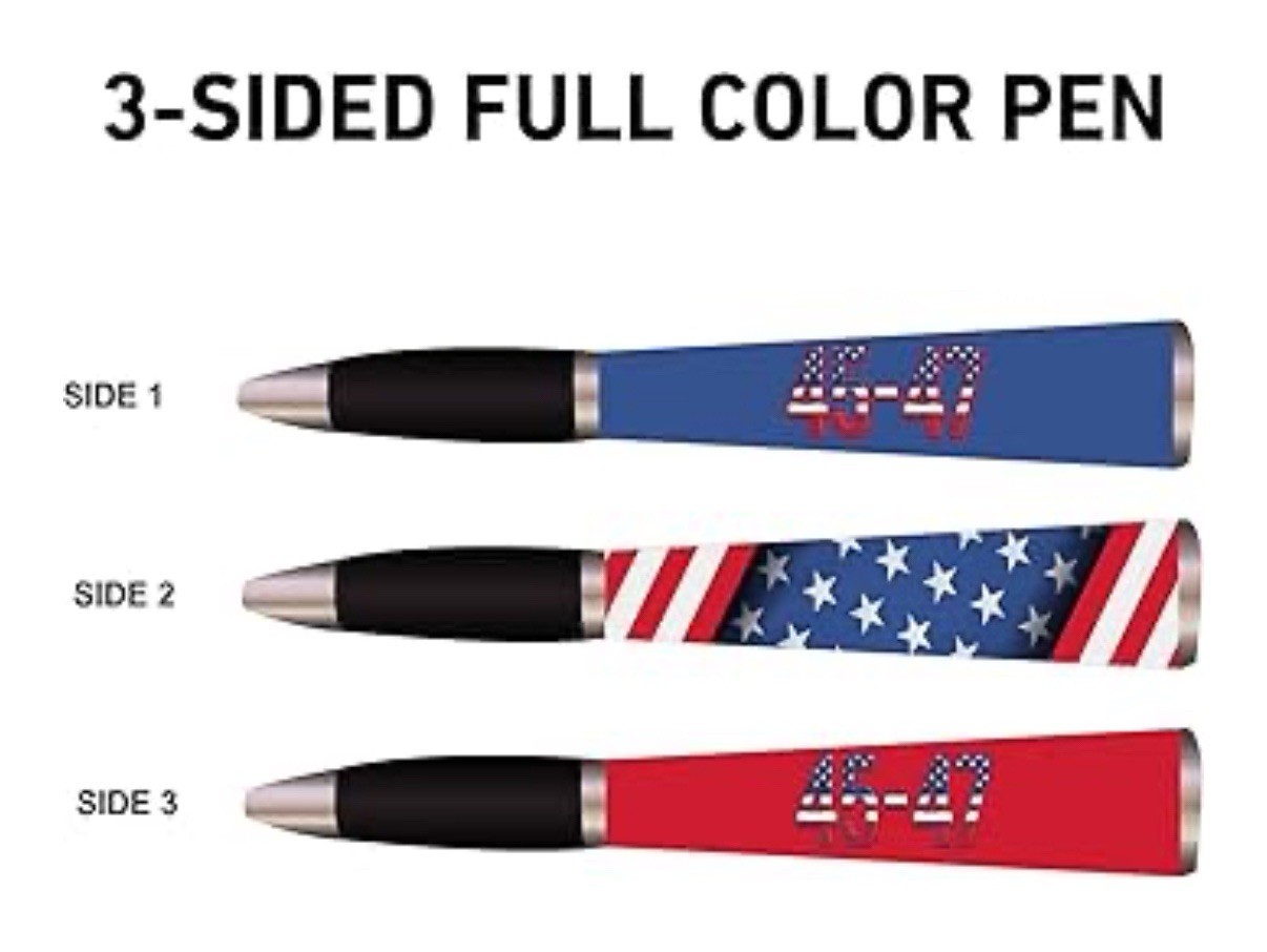 Trump Make America Great Again Presidential Collectible Ball Point Pens. 5 Ct