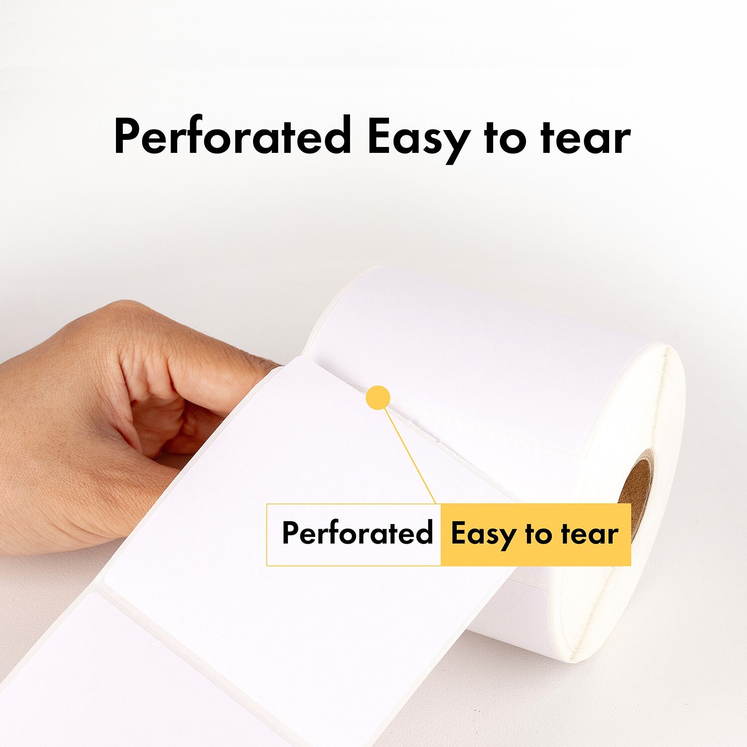 2″x1.25″ Direct Thermal Labels Mobile, 0.75″ Core Perforated 280 per 2 Rolls