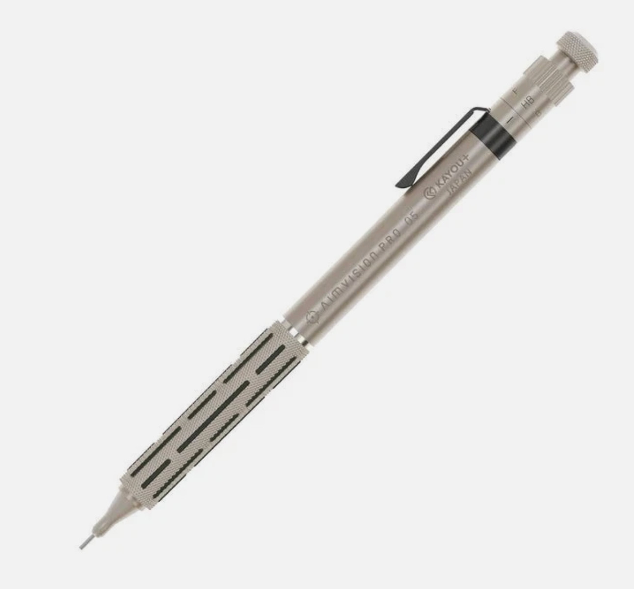 Kayou+ AimVision PRO Drafting Mechanical Pencil Titanium Gold Made in Japan
