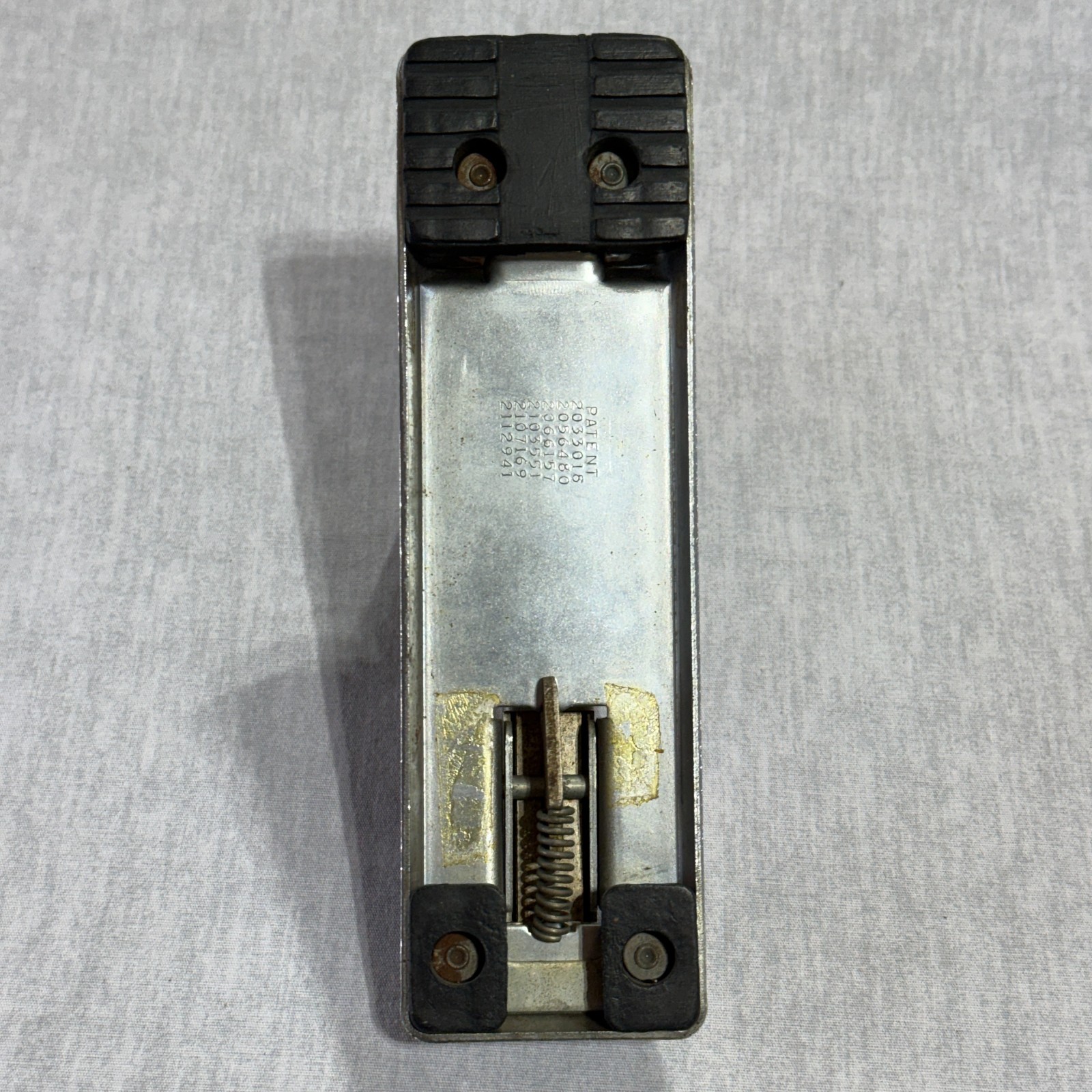 Vintage Ace Fastener Corp. Pilot Model 402 Chrome Desktop Stapler circa 1938