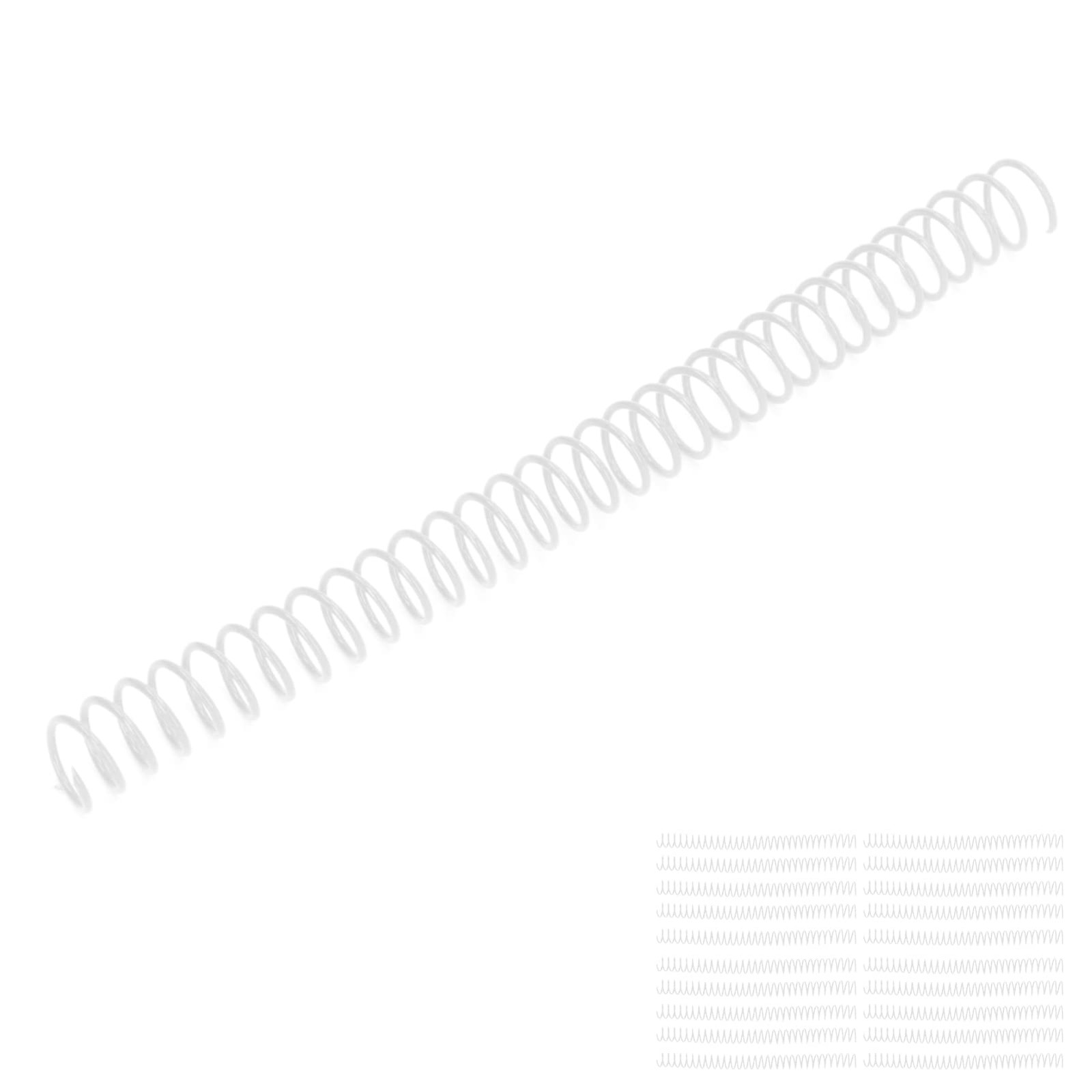 20Pcs Plastic Spiral Binding Coils Stationery accessories19mm 3/4in ID 30 Hol…