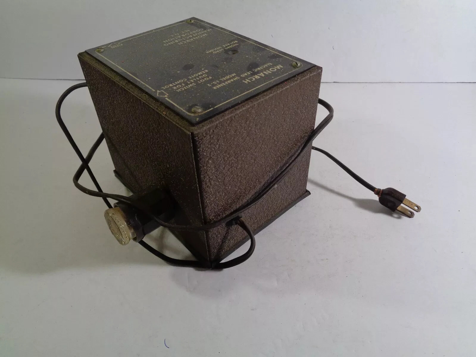 Monarch Electric Lead Sharpener LS-2 Parts Repair Vintage Help Unsure Broken