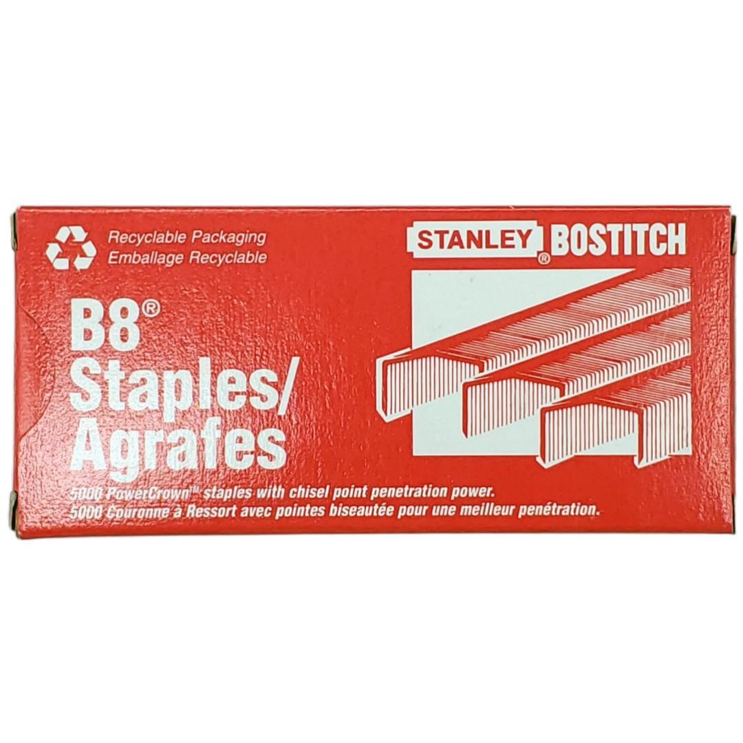 Stanley Bostitch B8 Staples 5,000 Power crown staples