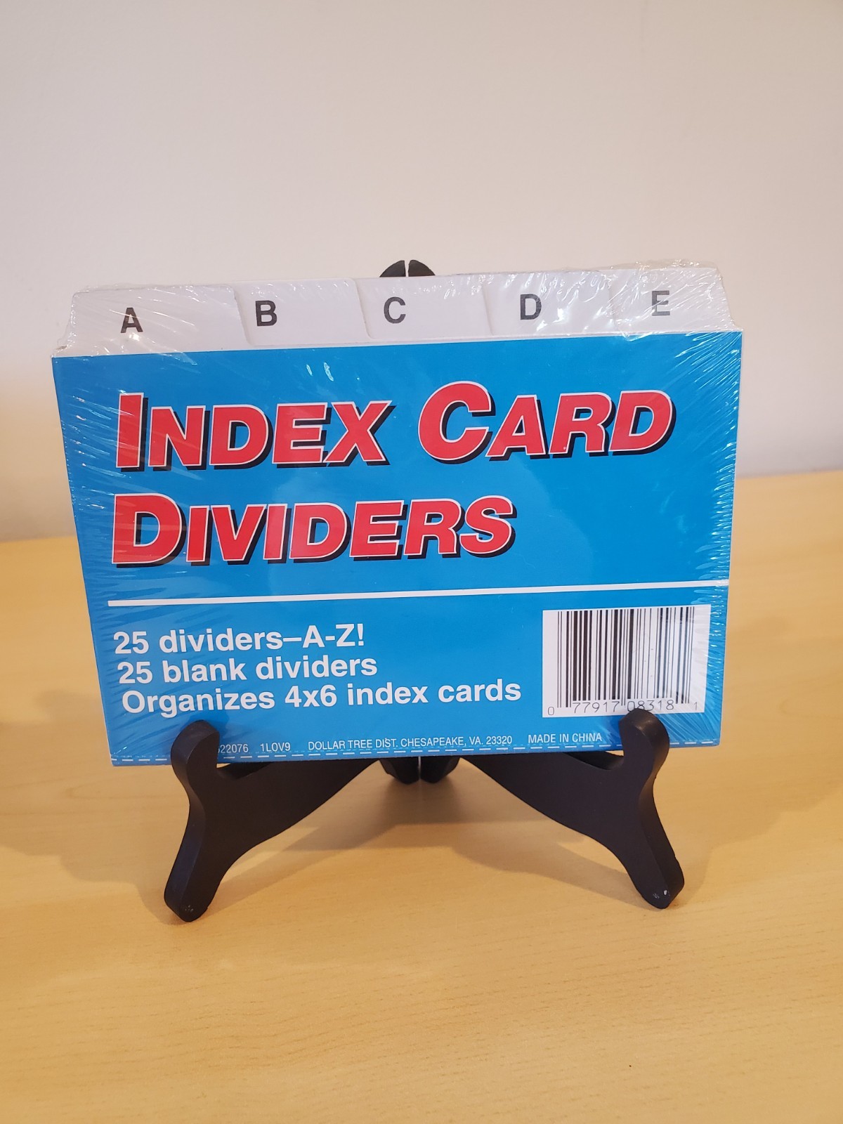 4×6 Plastic Index Card Dividers Index Card Guides A-Z Plus 25 Blank Dividers