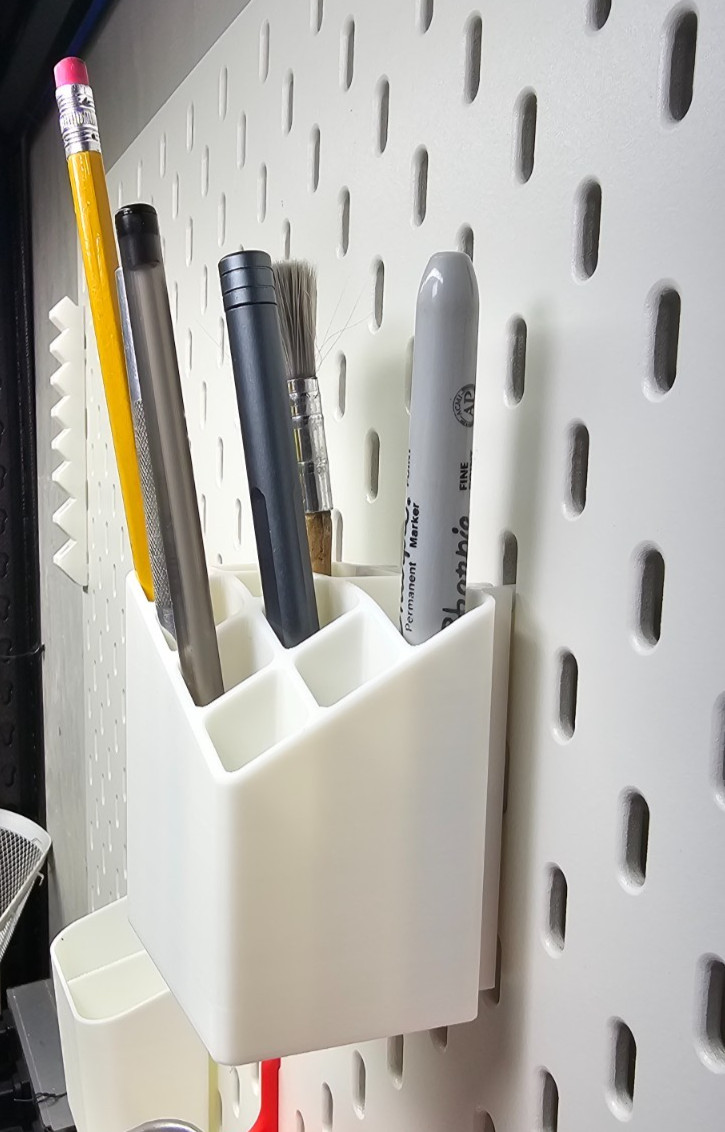 IKEA Skadis Pen Holder w/ hooks