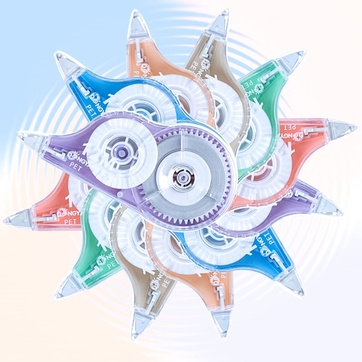 Correction Tape, 12 Pack Correction Tape Dispenser, Easy to Use Applicator fo…