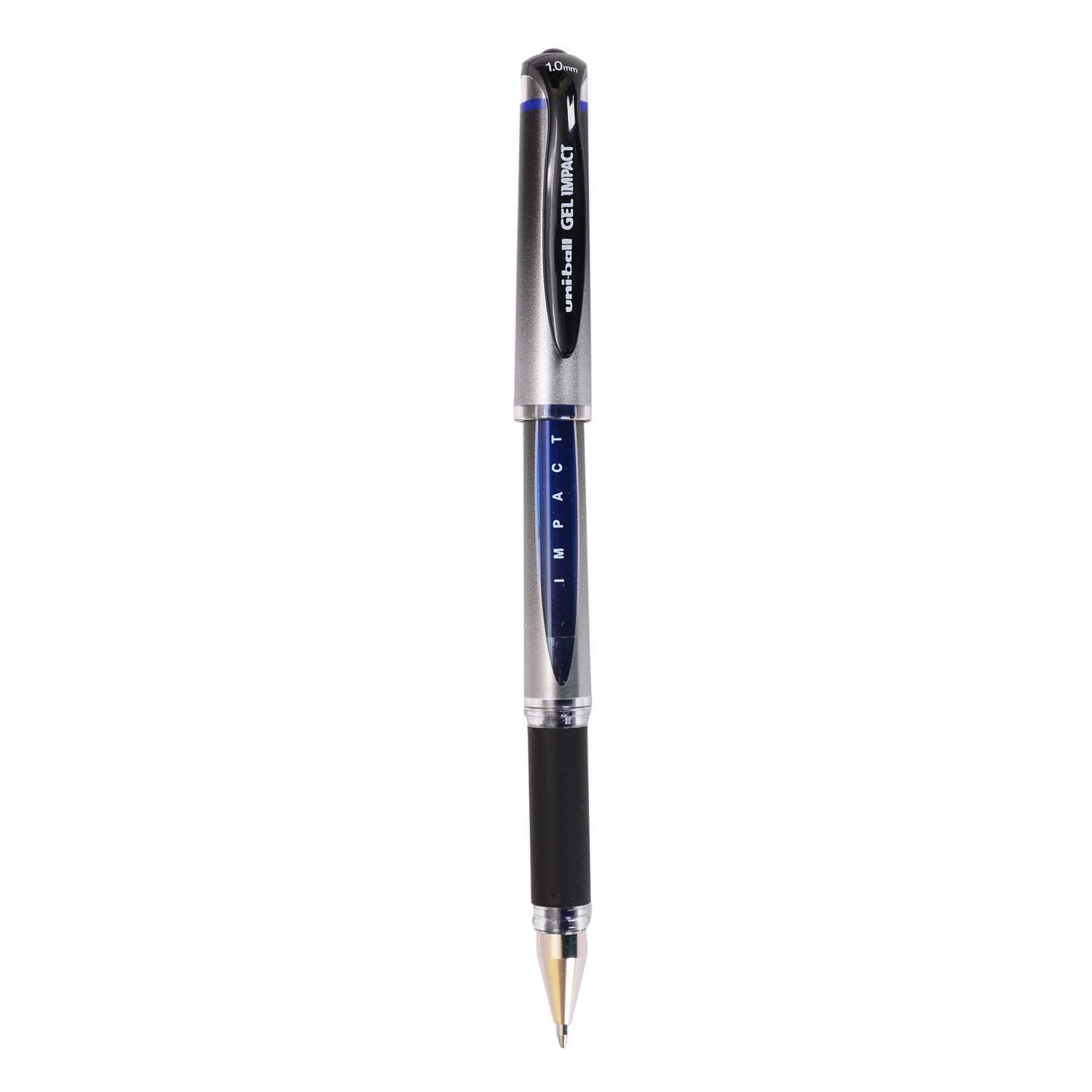 Pack of 3 uni-ball UM-153S Gel Impact 1.0 mm Gel Pens, Blue Ink,