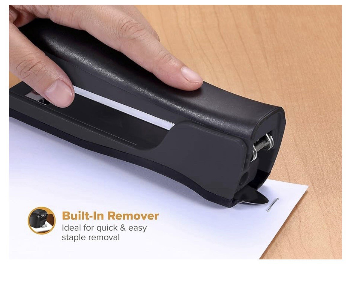 Bostitch Office Eco-Friendly Dynamo 4 in 1 Standup Stapler, Includes 420 Staples
