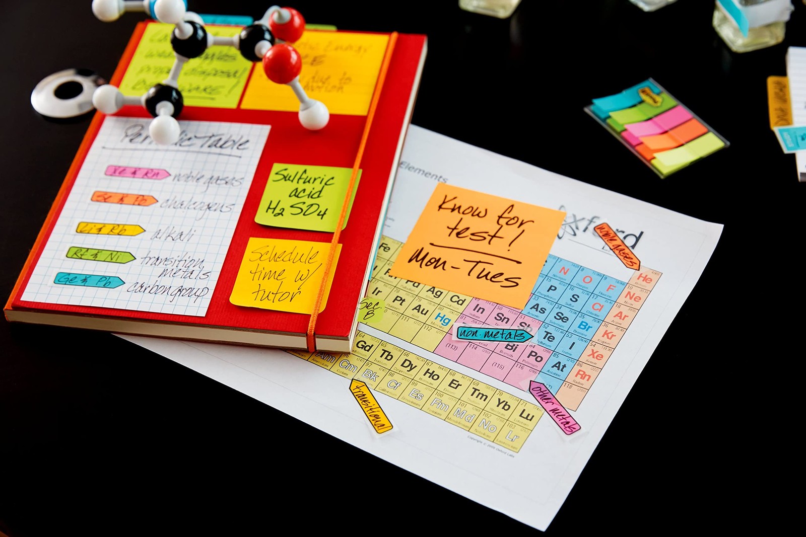 Post it Super Sticky Notes 4 x 6 White and Blue Grid Lines 2 Pads 50 Sheets