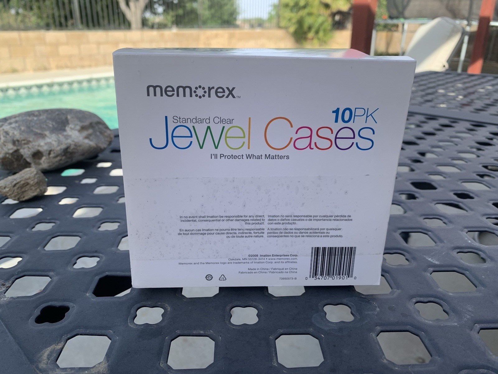 Memorex 10 Pack CD Jewel Cases, New