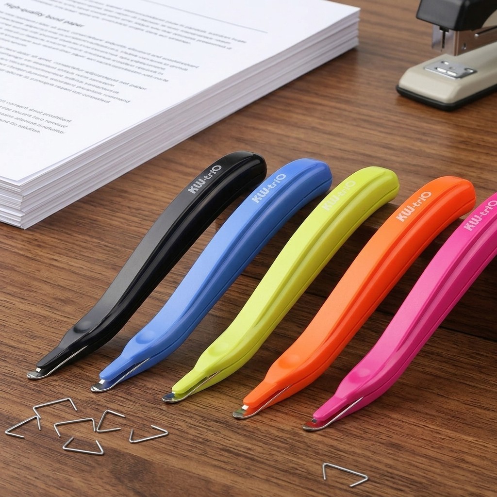 Magnetic Staple Remover 1 Easy Push Style Flat Staple Puller For Students office