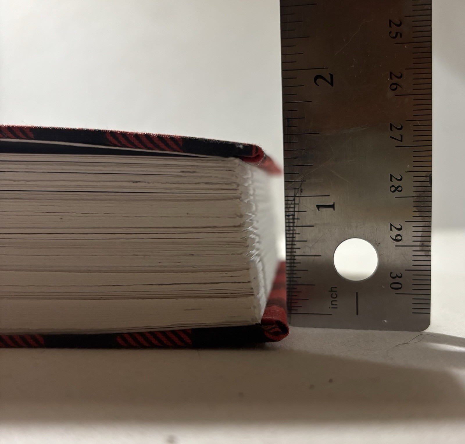 Handmade (fabric) Black Red Checker Blank Sketchbook Journal 4.5 in. x 6in