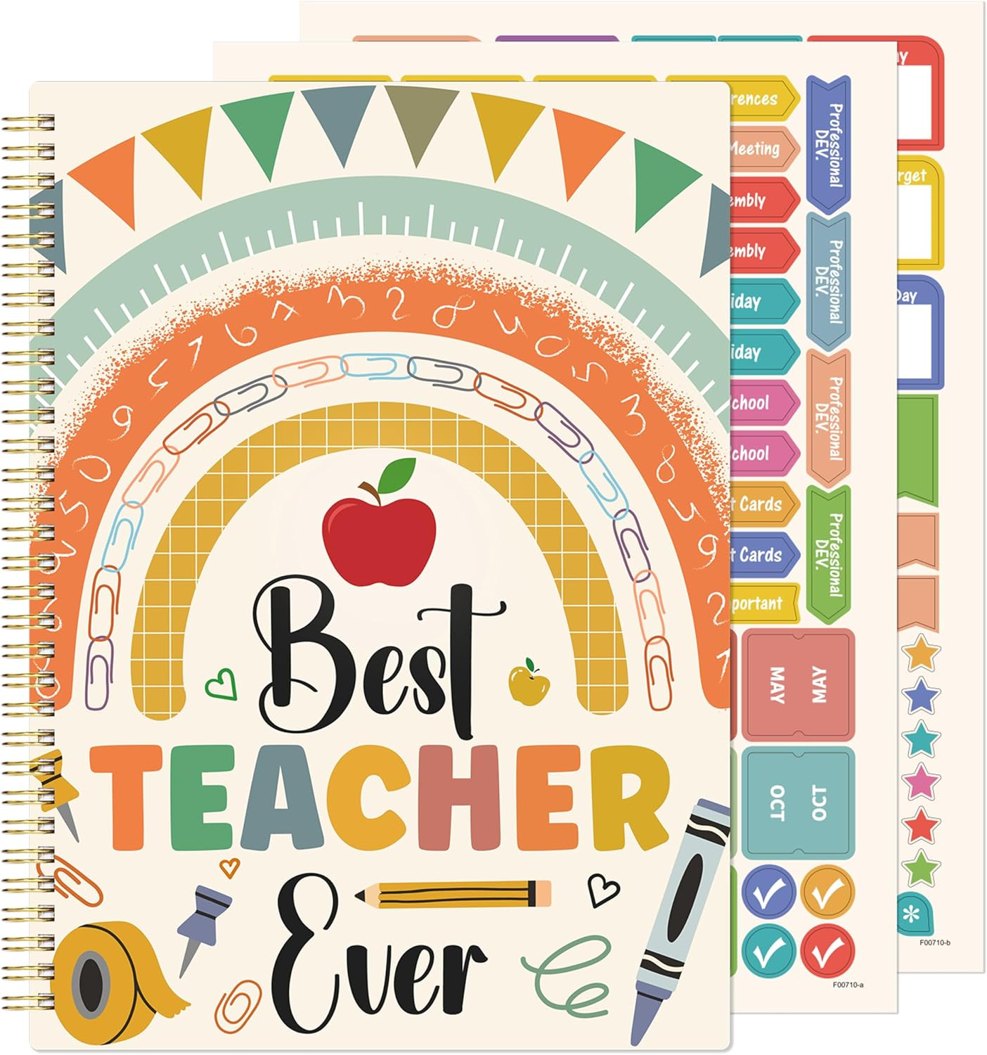 Undated Teacher Planner 2026-2027 – Teacher Lesson Planner, 9”X11”, Newly Page