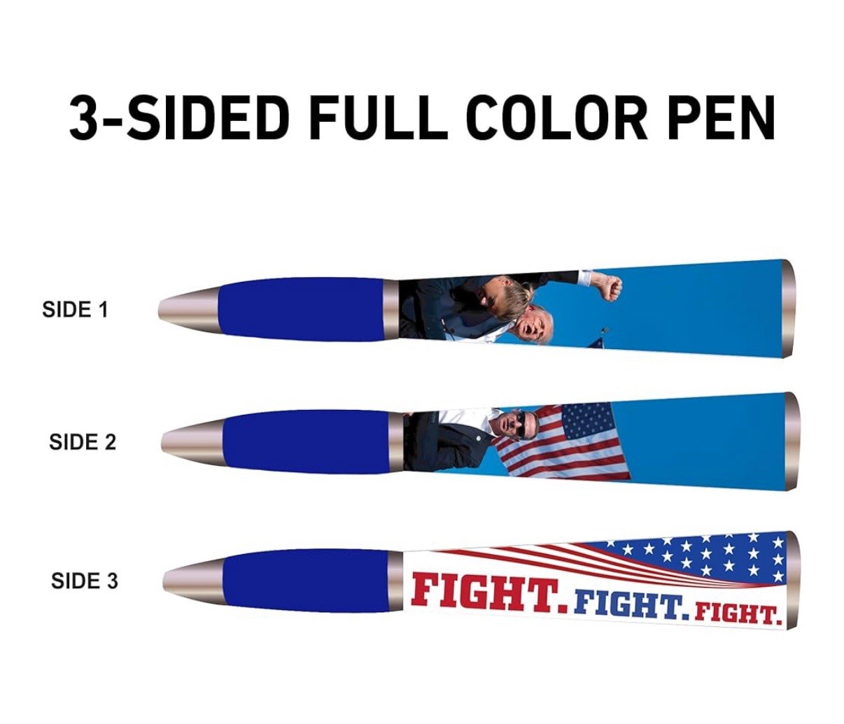 Trump Make America Great Again Presidential Collectible Ball Point Pens. 5 Ct