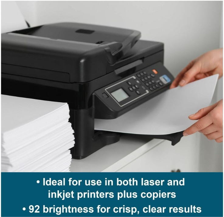 Printer Paper 8.5″x11″ 20 lb 92 Bright White, 4000 Sheets, 8 Reams