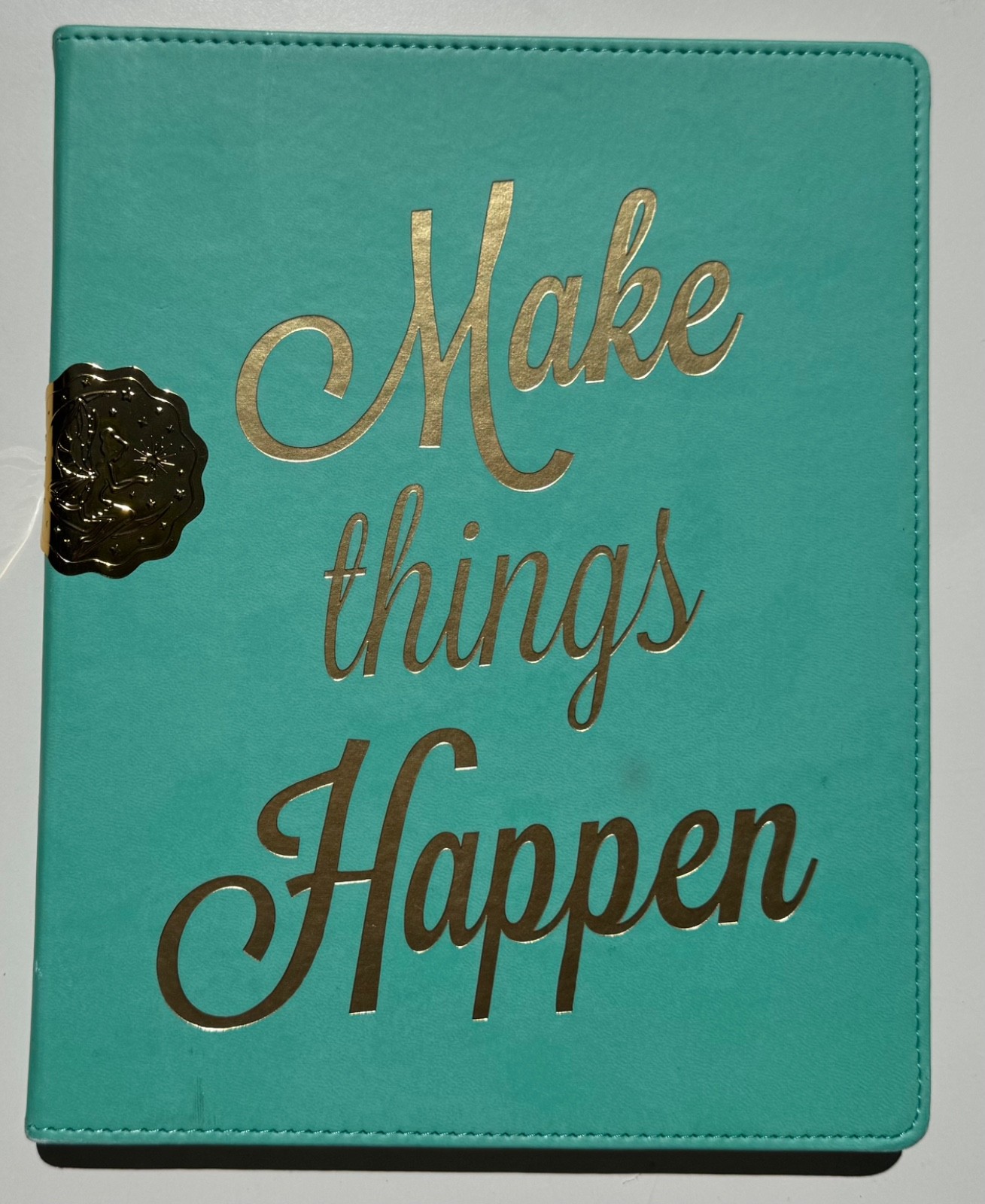 Eccolo Oversized Soft Leatherette Embossed Notebook Journal 10″ x 8″