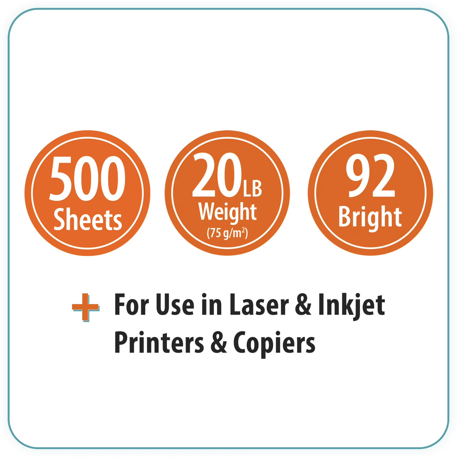 Pen Gear Standard Copy Paper – 500 Sheets