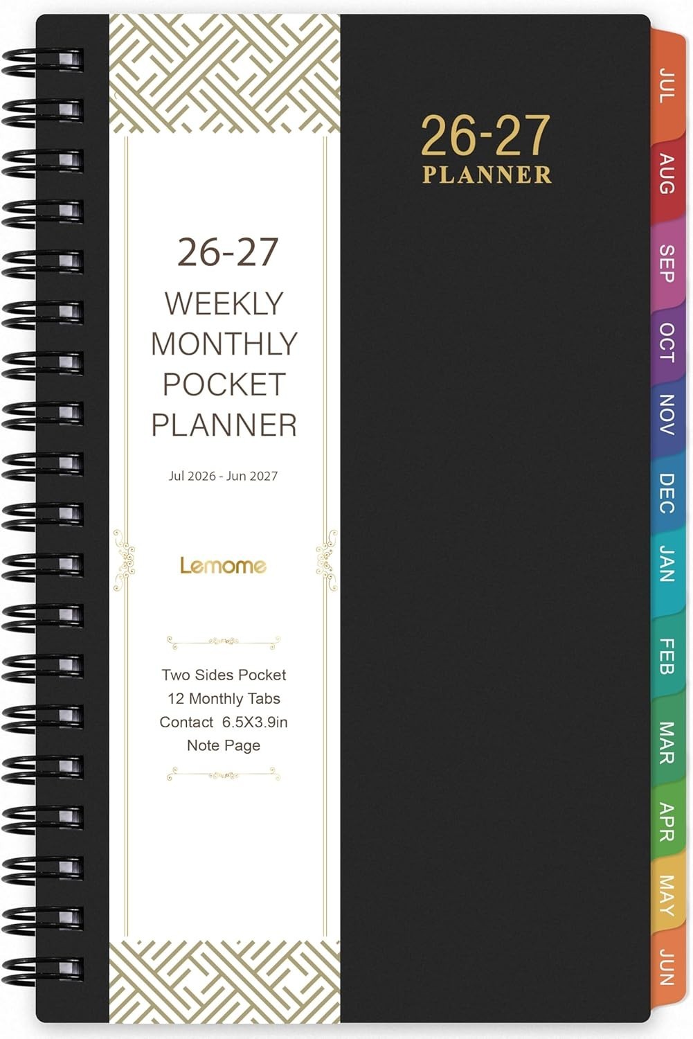 2026-2027 Pocket Calendar/Planner – Weekly & Monthly Pocket Planner for Purse…