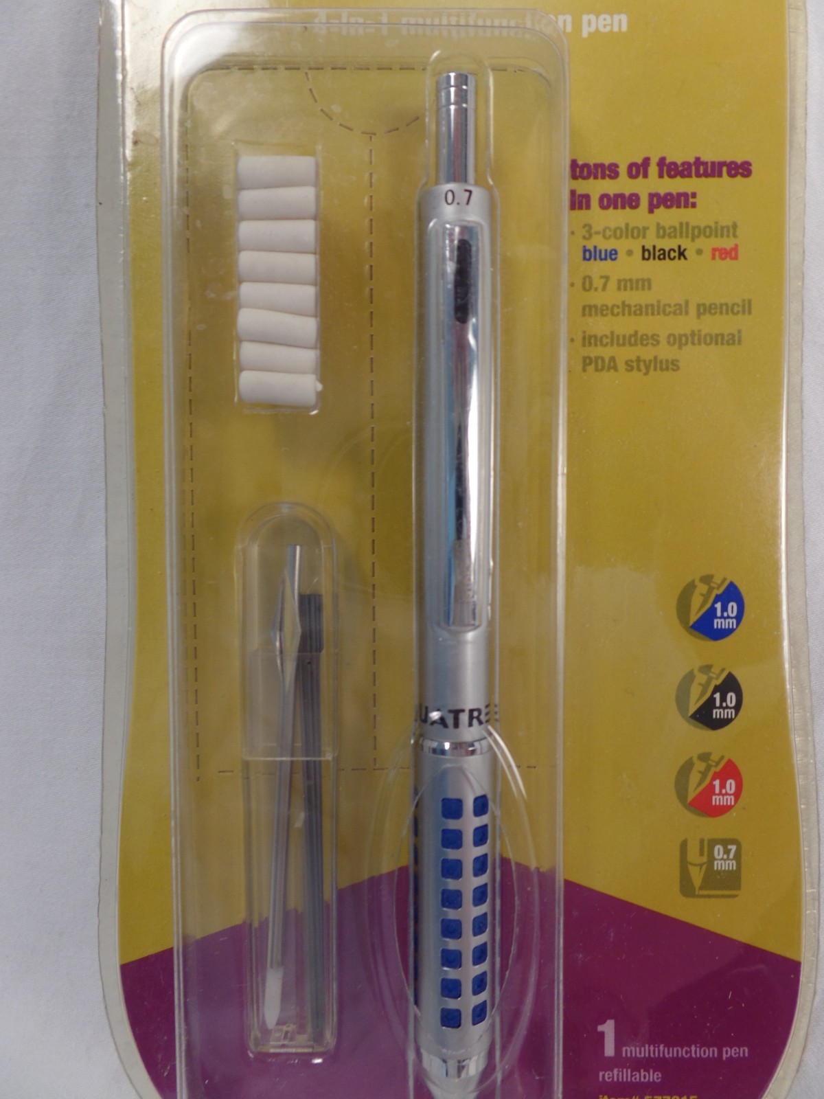 Staples Quatrex 4-in-1 Multifunctional Pen Discontinued New and Sealed