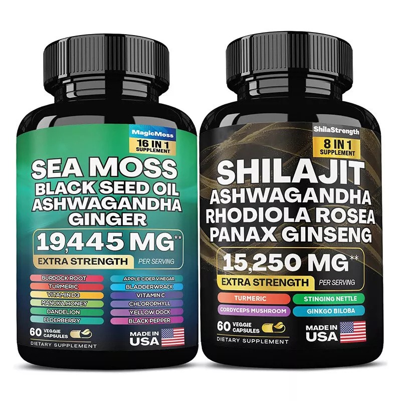 Original Dynamic Vitality Bundle-Sea Moss Multivitamin Shilajit Power Combo