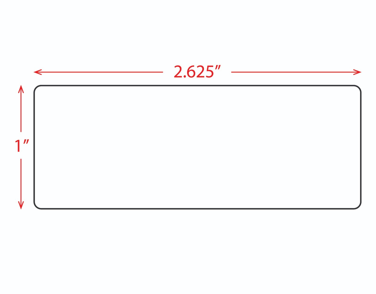 6 Rolls 2.625 x 1 Direct Thermal FBA Shipping Labels – 5500/roll – 33000 labels