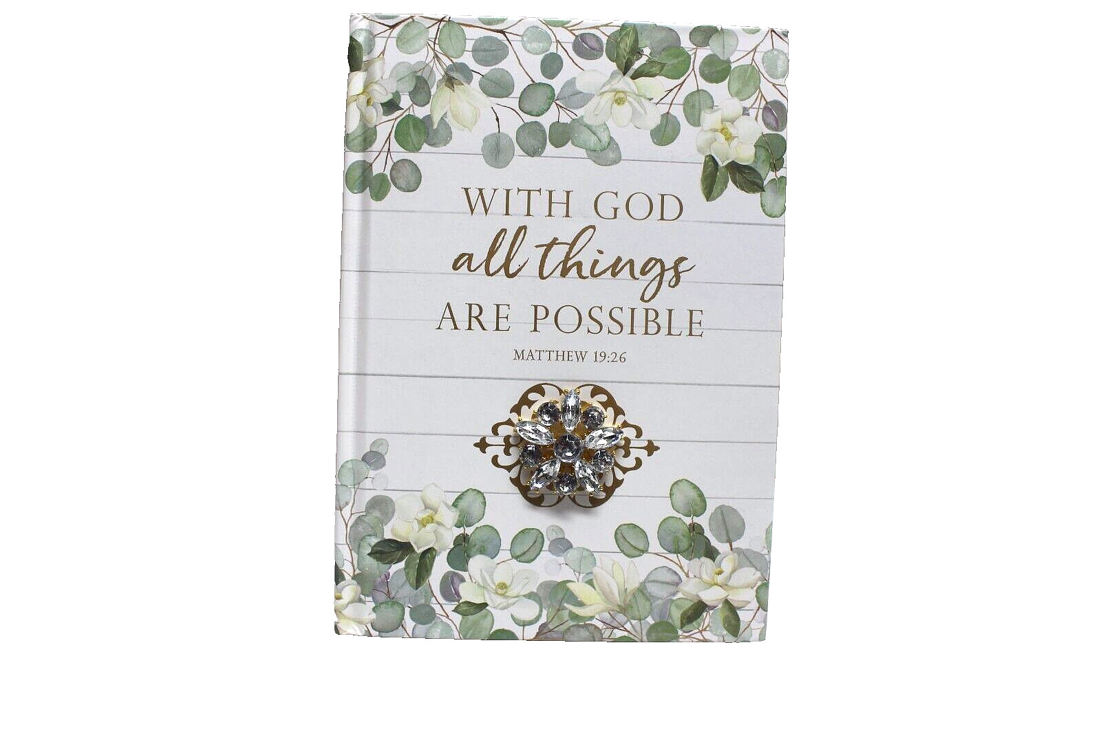 Punch Studio Brooch Journal Gold Foil 256 pages Beautiful Brand New