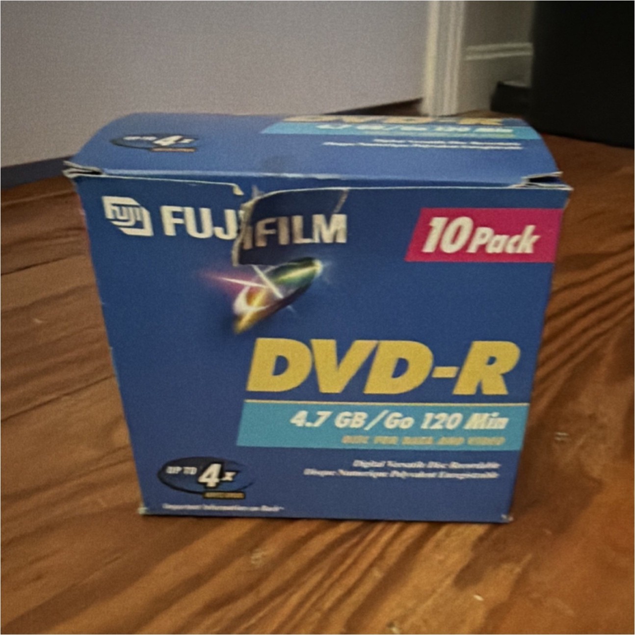 Fujifilm DVD-R *8* Pack 4.7GB 120 Min Up to 4x Blank Recordable Discs