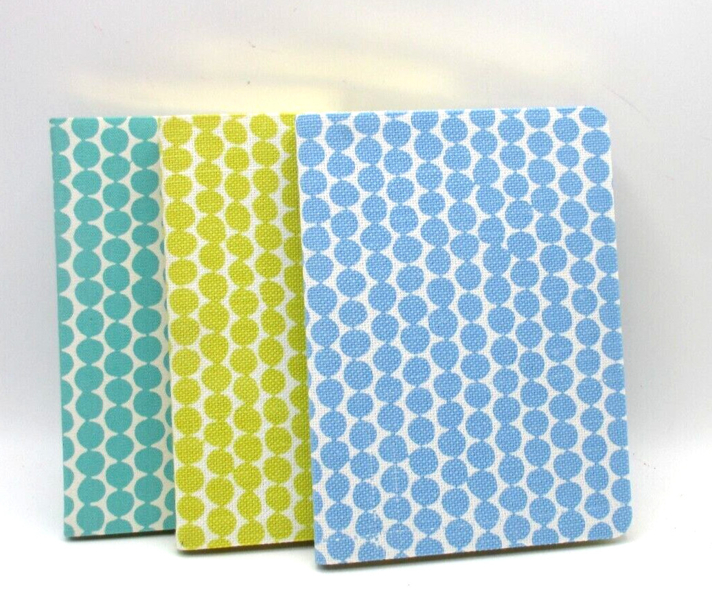 Journal 7″ Flexible Fabric Cover 224 Lined Pages Graphic Image Blue
